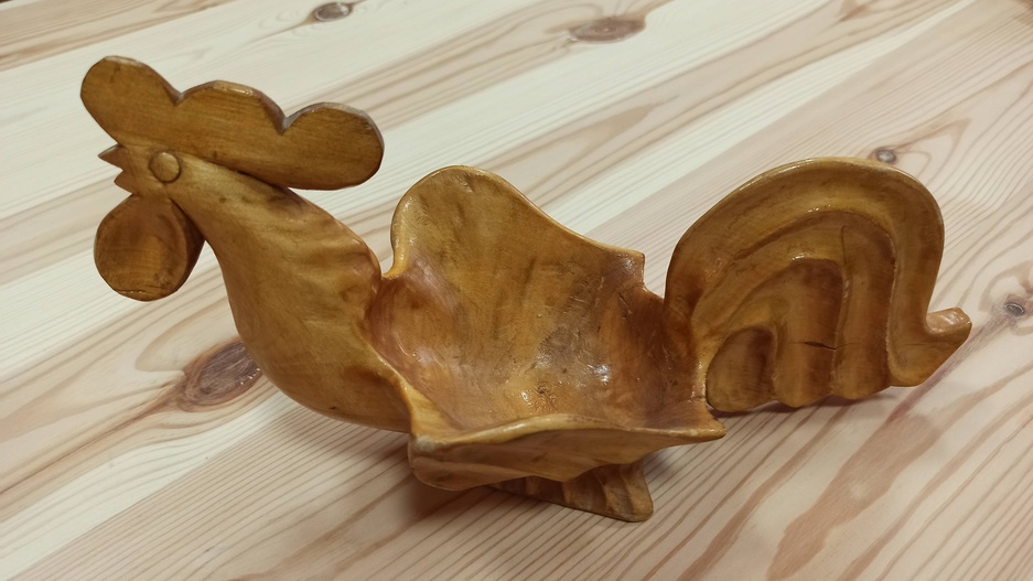 Деревянная ваза